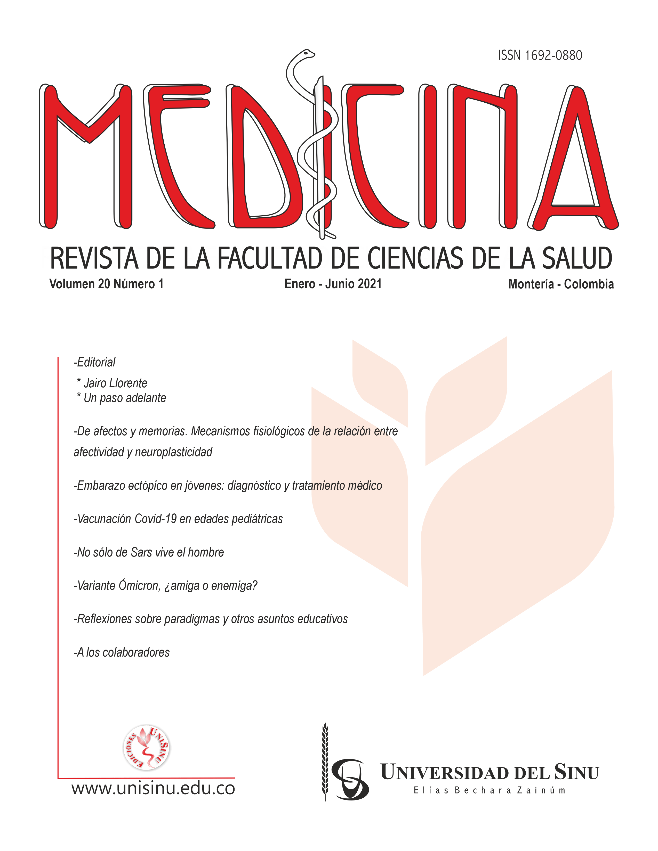 Portada MEDICINA Enero Junio 2021 1